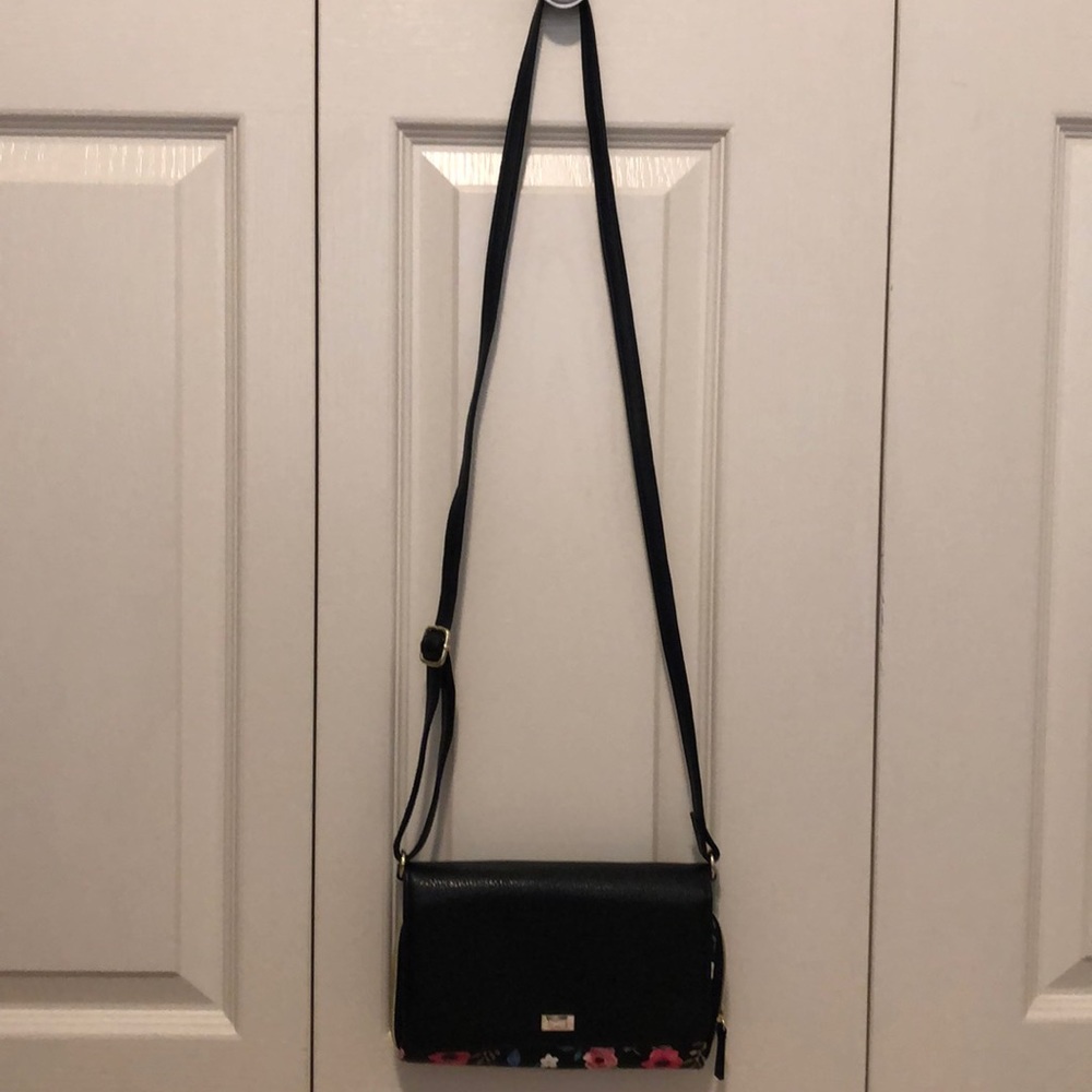 Floral crossbody purse